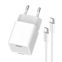 COLORWAY CW-CHS056PDC-WT GaN Mini 35W AC töltő USB-C PPS PD fehér #5