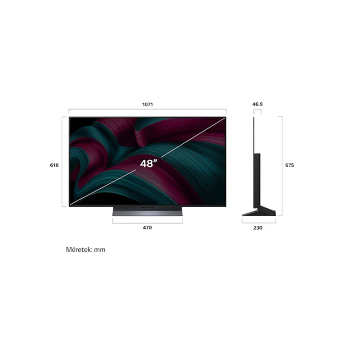 LG TV OLED48C51LA 3840x2160 120 Hz HDMI 4 Smart TV VESA 300x200 #3