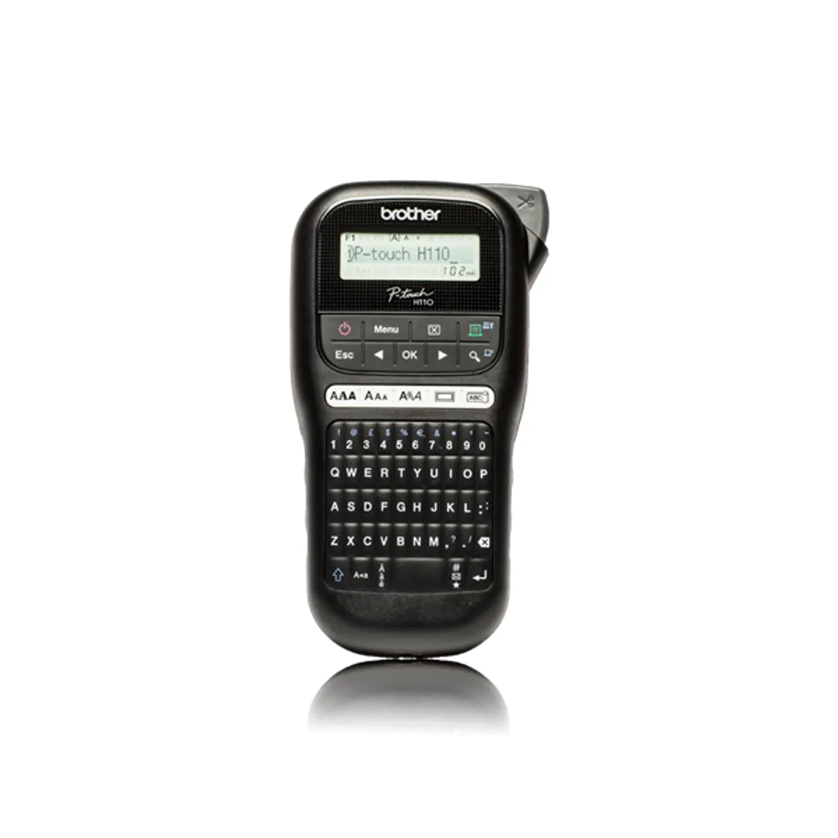 Brother PTH110YJ1 PTH110 QWERTY kiosztású billentyűzet, 2 soros LCD, 12 mm TZe szalaggal kompatibilis #2