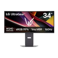 LG MON 34G600A-B.AEU 34" szélesvásznú VA HDR 3440x1440 21:9 1800R 160 Hz 5 ms hdmi dp beépített hangszórók fejhallgató kimenet