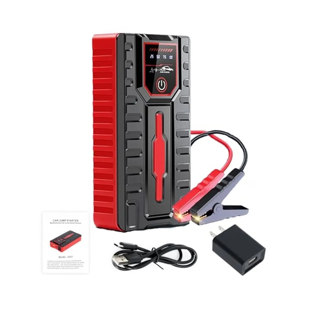 Sandberg 421-21 Autóindító és keréknyomás pumpa 10000 mAh 150 PSI LED lámpa USB-C bemenet 5V-2A, 9V-2A, 12V-1.5A #4