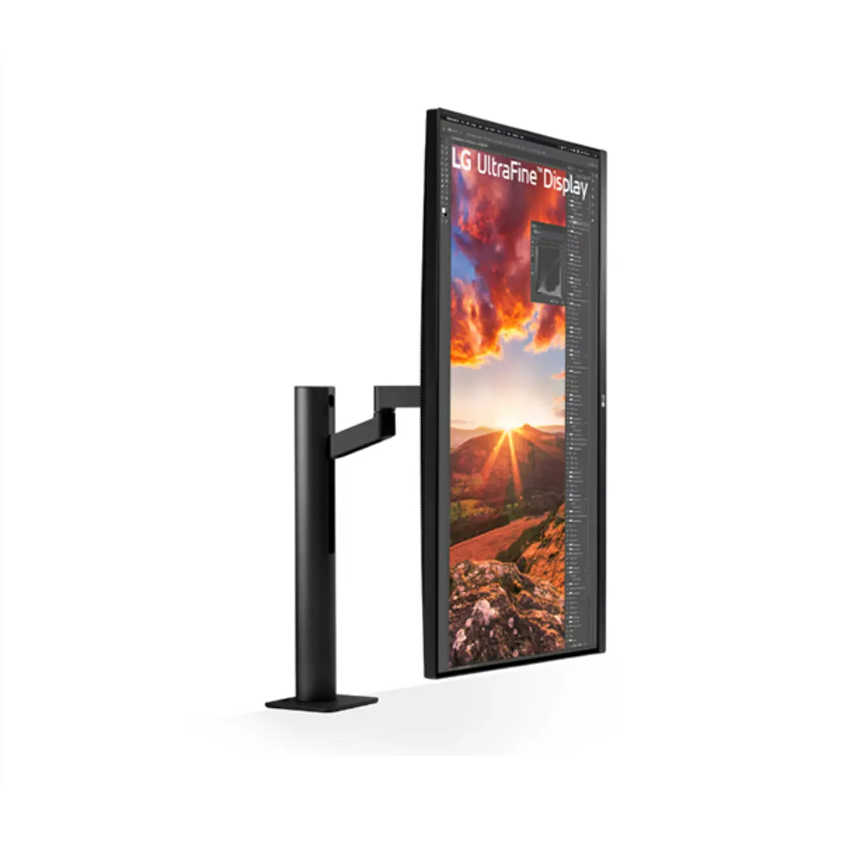 LG MON 32UN880K-B.AEU 31.5" IPS 4K HDR 60 Hz USB-C DP HDMI állítható magasság dönthető forgatható Pivot VESA 100x100 #8