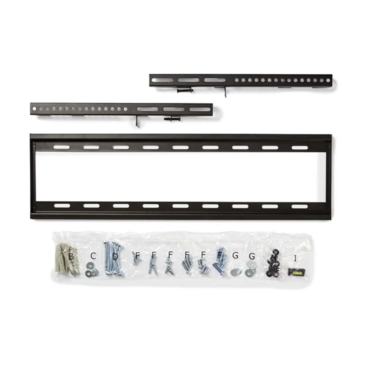 Nedis TVWM2050BK rögzített fali tartó 42"-70" max 60 kg VESA 400x200 400x400 600x400 100x100 200x100 200x200 min faltávolság 29 mm fekete #5