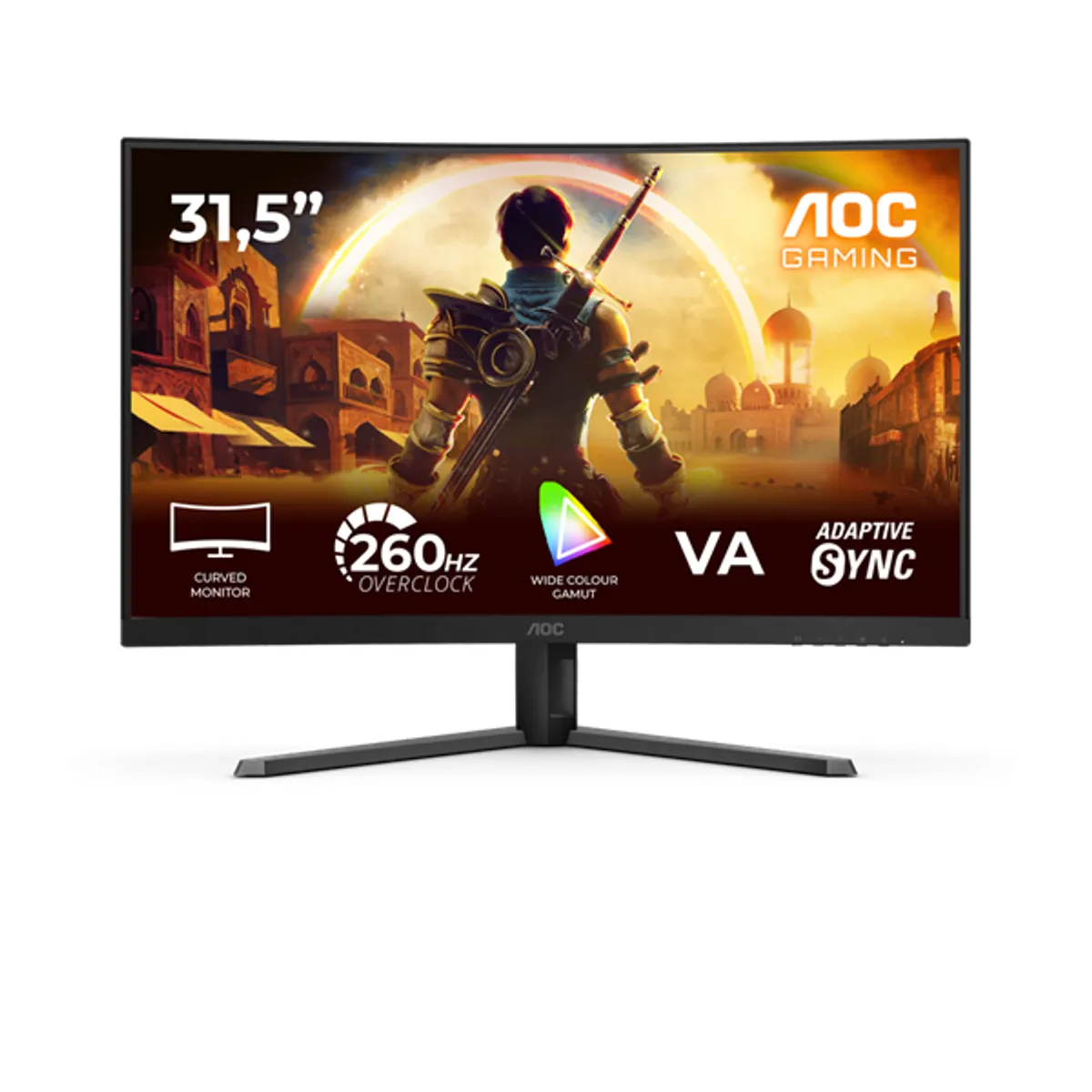 AOC C32G42ZE ívelt VA gaming 1500R 31.5" 240Hz 0.5ms HDR10 #1