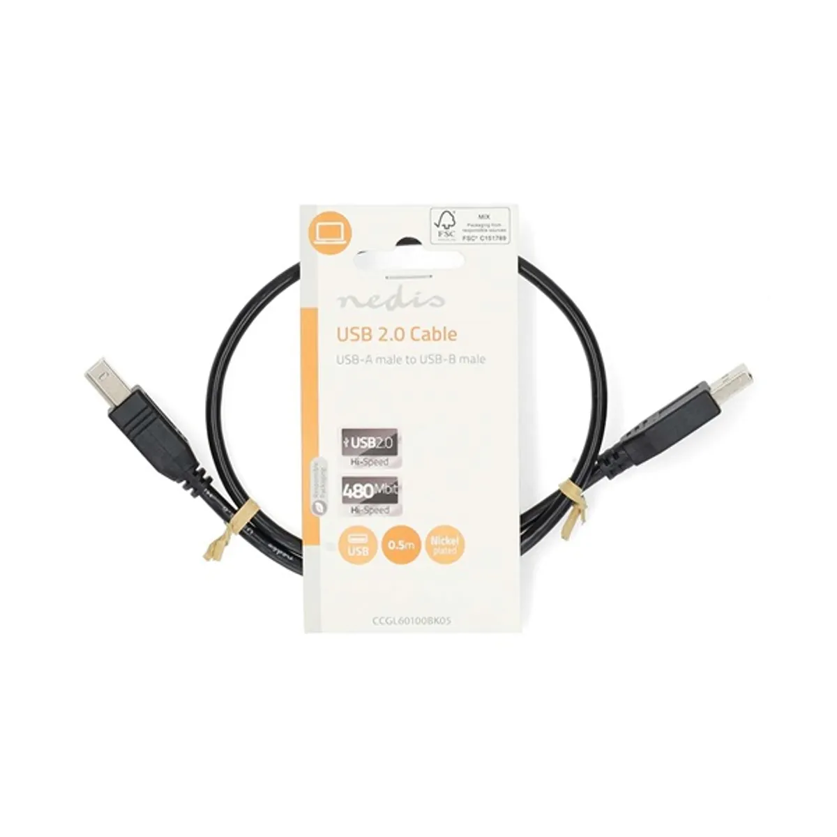 NEDIS CCGL60100BK05 kábel #3