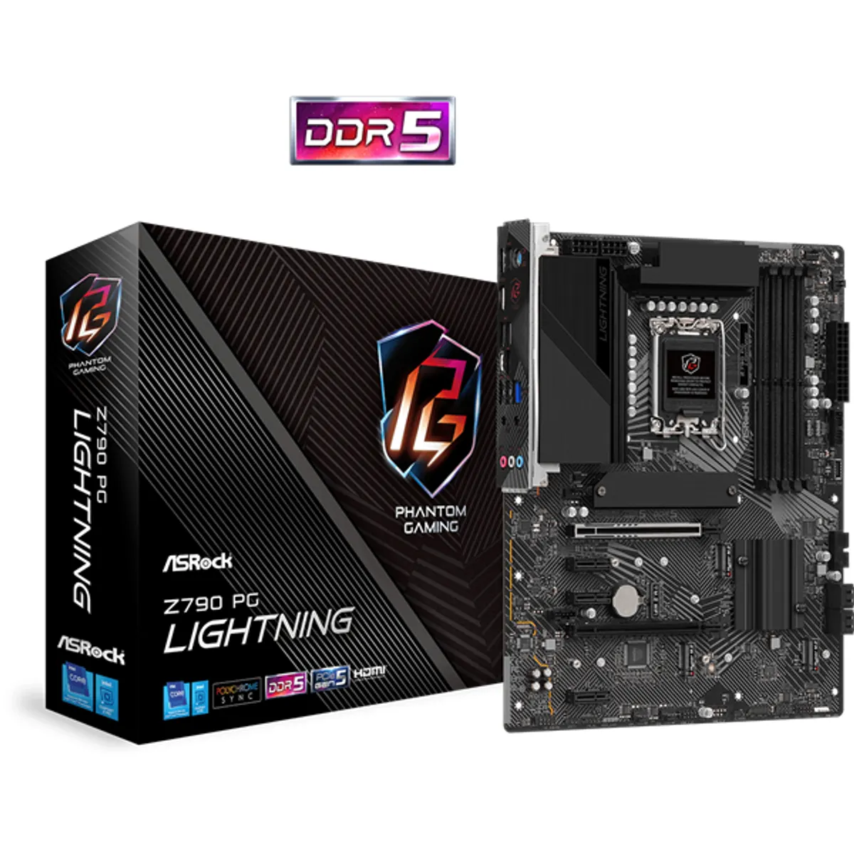 ASROCK Z790 PG LIGHTNING DDR5 128 GB 4x DIMM LGA1700 PCIe 5.0 x16 M.2 2.5G LAN ATX #1