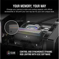 Corsair CMP32GX5M2B6400C32 Dominator Titanium RGB DDR5 32GB 2x16GB 6400MHz fekete #3