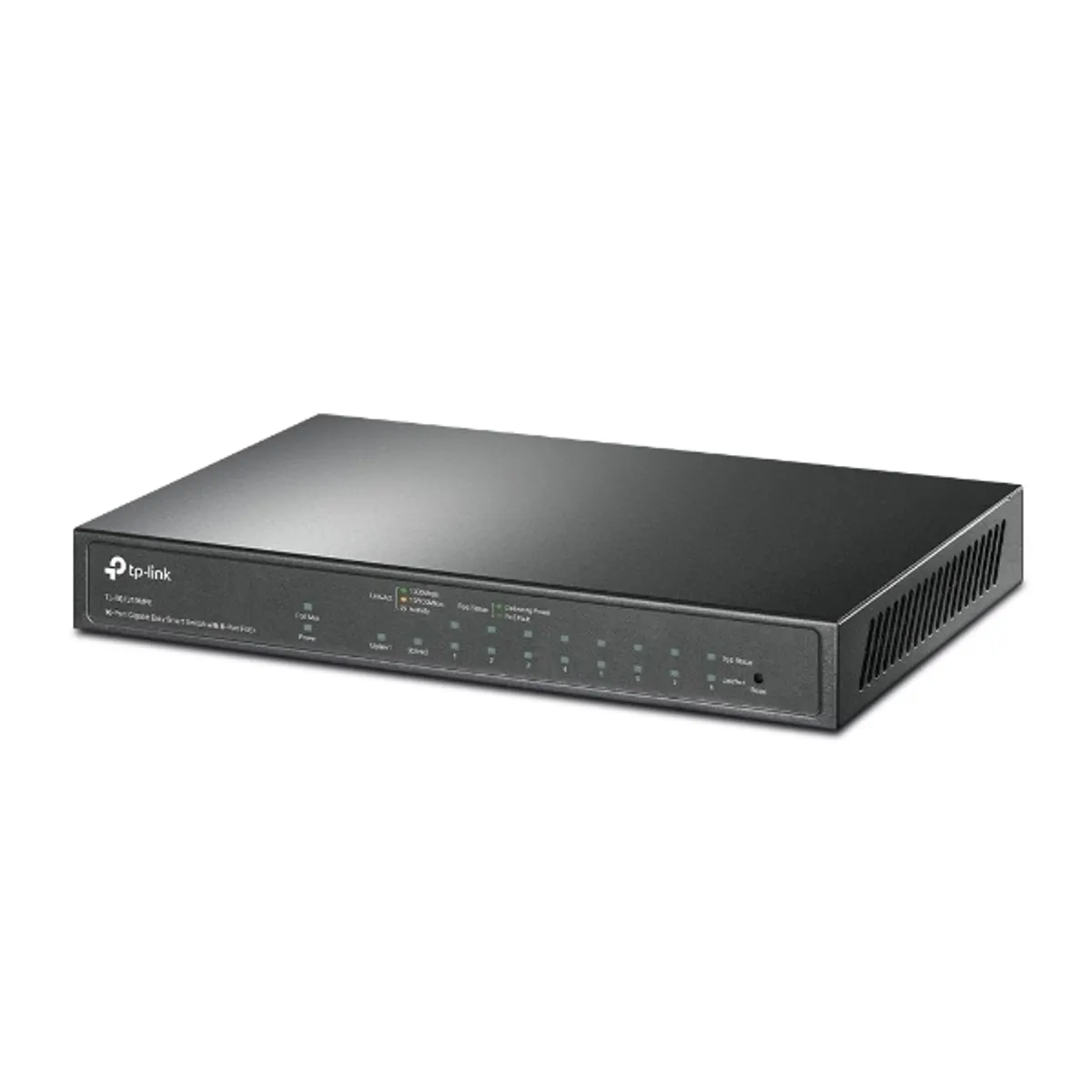 TP-LINK TL-SG1210MPE 10-portos gigabit easy smart switch 8 poe porttal és 1x sfp rj45 kombó port #1