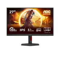 AOC 27G4ZR játékmonitor 27\" IPS 1920x1080 260 Hz 1 ms HDMI DisplayPort 100x100 VESA állítható magasság pivot
