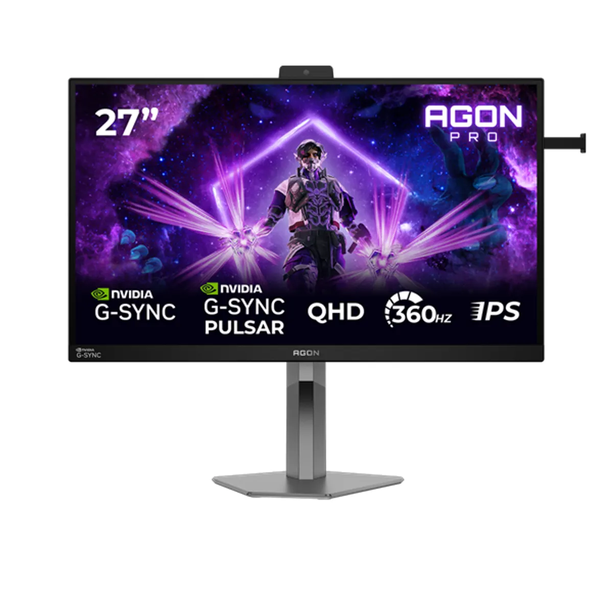 AOC AG276QSG2 gaming monitor 27" ips 2560x1440 360 Hz 1 ms 1000:1 hdmi dp vesa 100x100 állítható forgatható #1