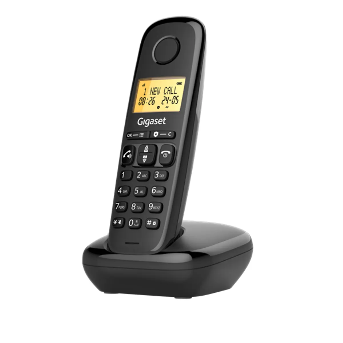 GIGASET S30852-H3206-S201 Basic 100 1.5" LCD HAC 50 név 2 hívás ECO DECT #3