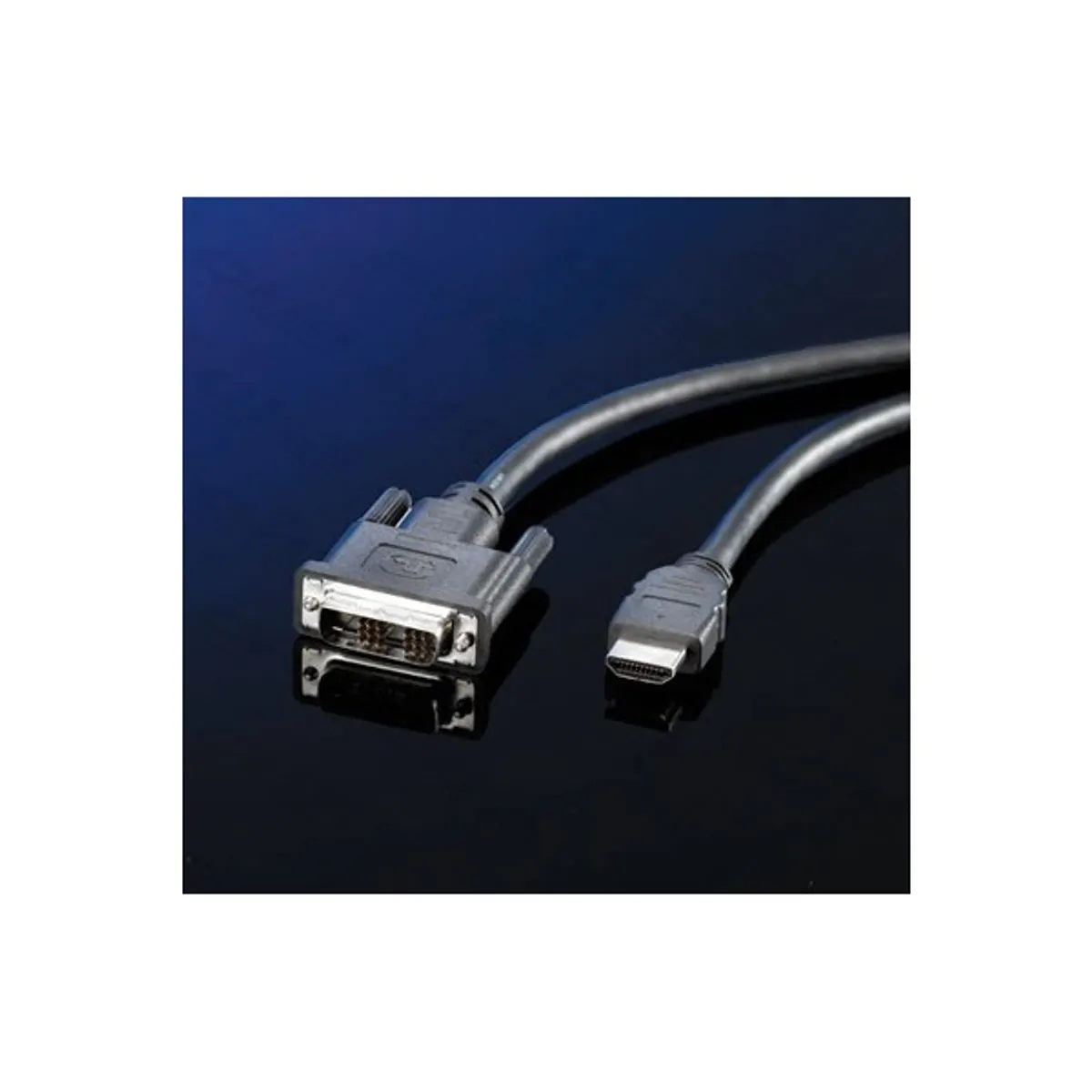 ROLINE 11.04.5522 DVI-D HDMI kábel 2 m #1