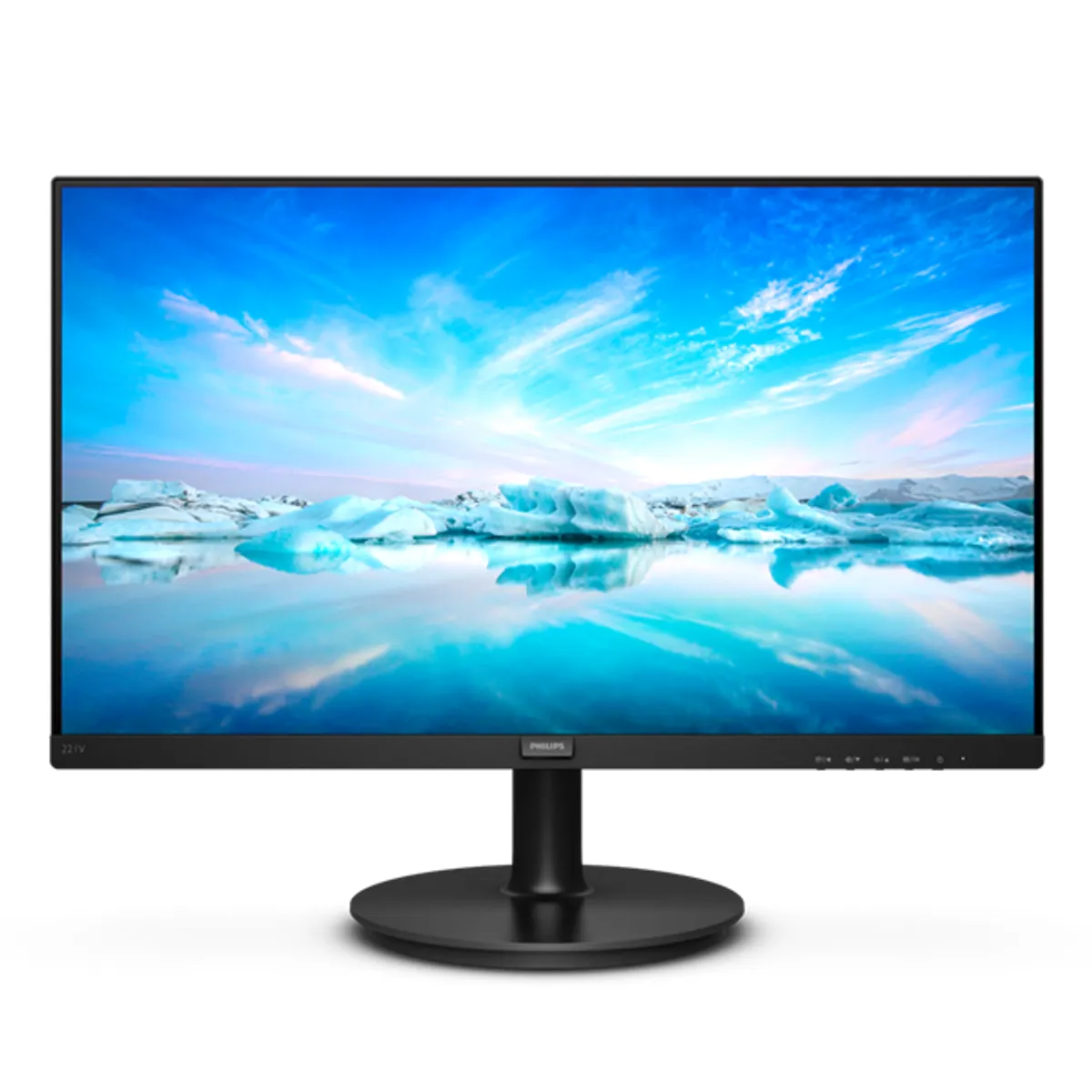 PHI MON 221V8/00 monitor 21.5" FHD 1080p VA LCD 75Hz 4ms HDMI VGA 178°-178° 3000:1 fekete VESA 100x100 #2