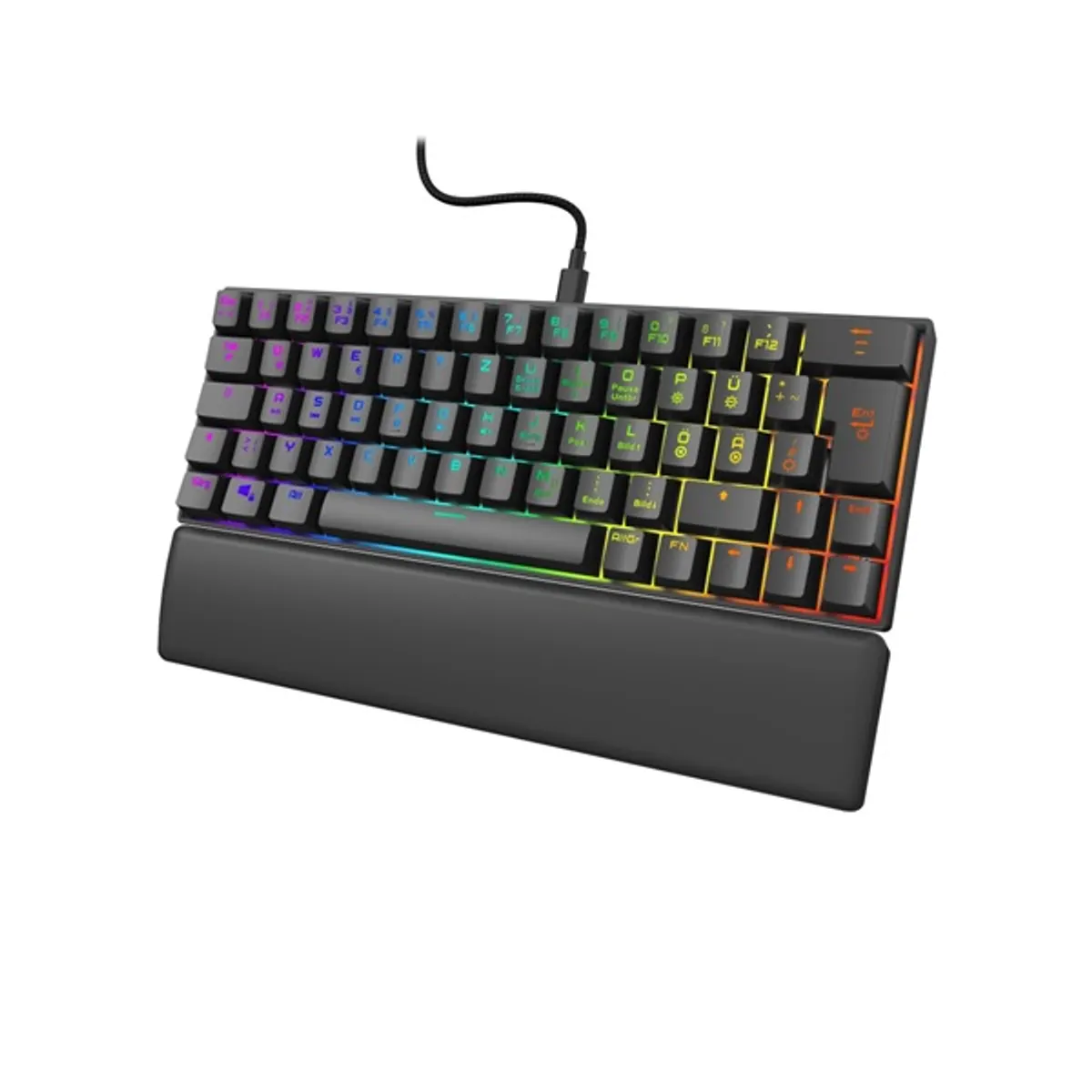 Hama 13217828 uRage Exodus 760TKL mechanikus mini billentyűzet Outemu Red kapcsoló RGB fekete #4