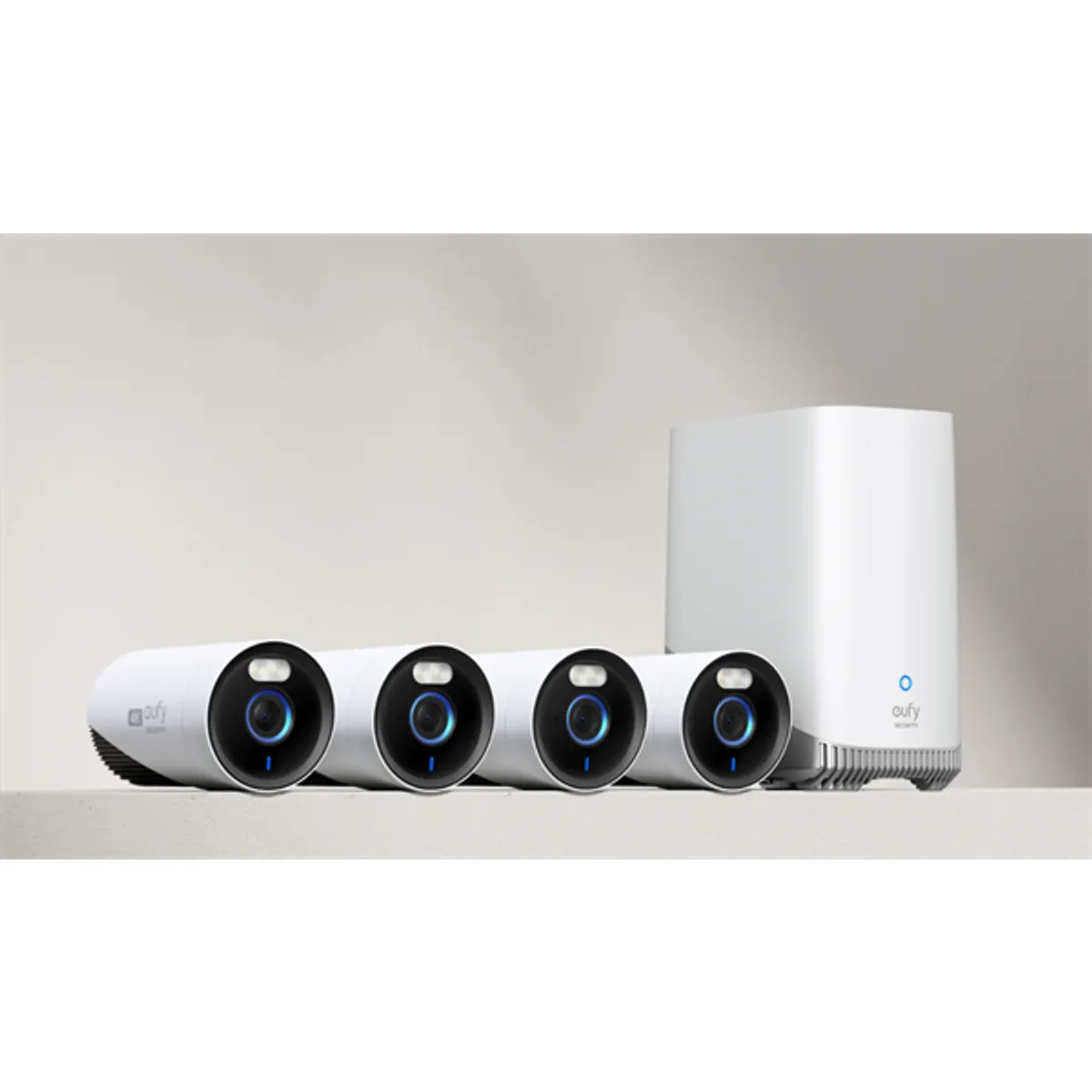 ANKER E8600323 EUFYCAM2C E330 4K 4x kamera rendszer HomeBase 3 1TB IP67 kültéri és beltéri 2.4 GHz Wi-Fi #6