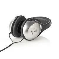 Nedis HPWD1200BK fejhallgató 40 mm neodímium, 2,7 m kábel, teljes fülfedő, aranyozott dugaszok #5