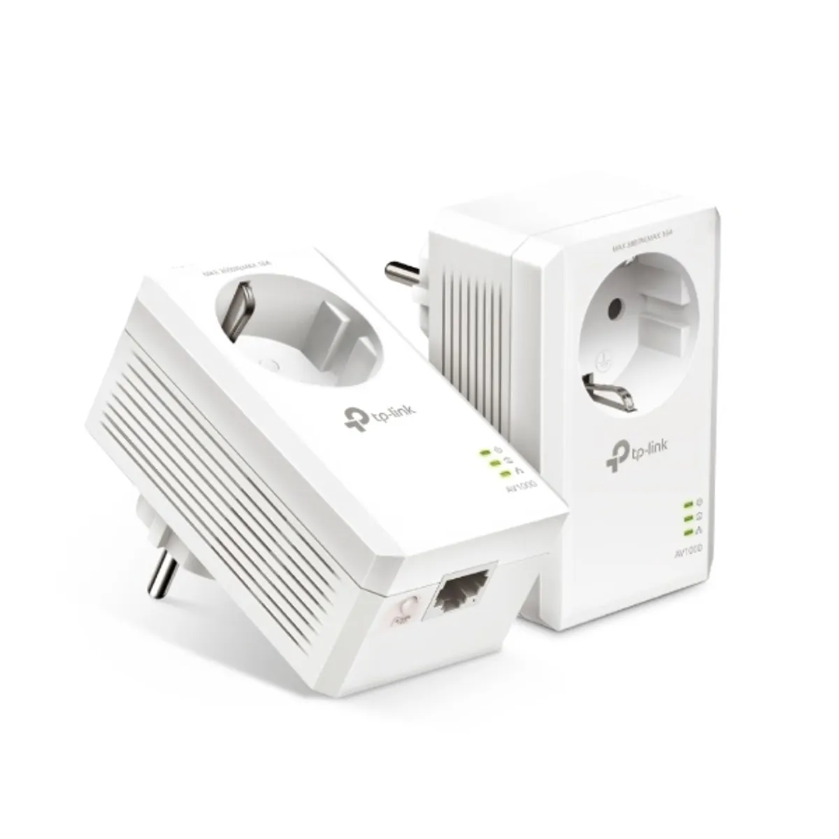 TP-LINK TL-PA7017P KIT AV1000 Passthrough Powerline kezdő készlet Hatótávolság 300 méter 1x Gigabit Ethernet 128-bites AES HomePlug AV2 #1