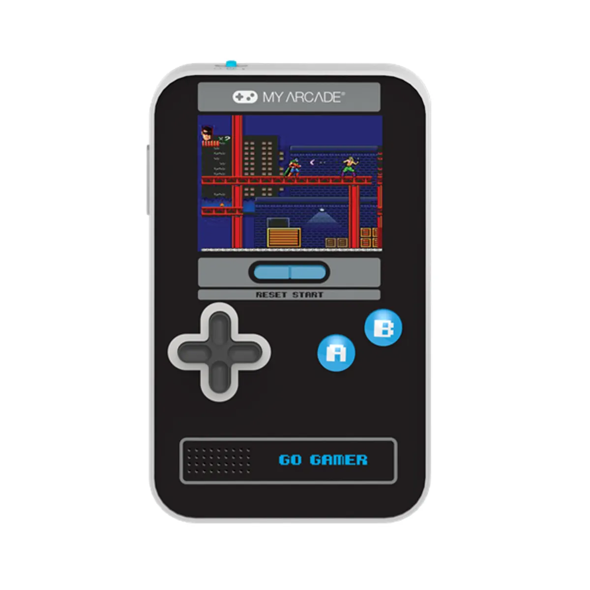 MY ARCADE DGUN-3913 Go Gamer Classic 300in1 fekete-kék hordozható 2,5" képernyő #9
