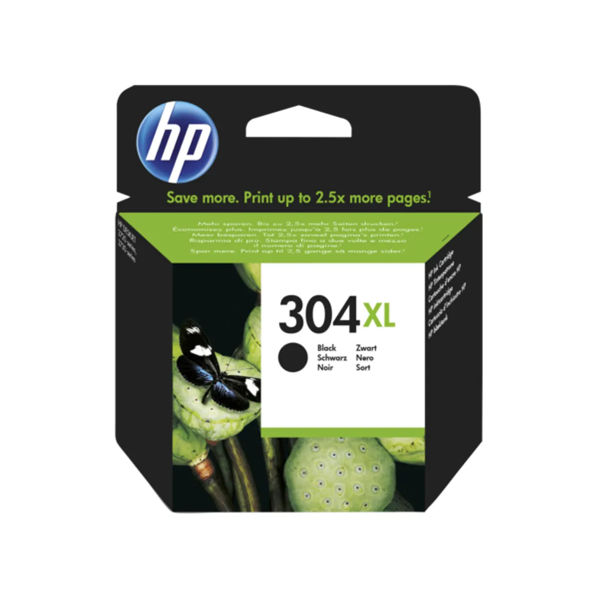 HP SUPPLY N9K08AE Tintapatron fekete Kapacitás 300 oldal Kompatibilitás Deskjet 263x Tinta mennyisége 5,5 #1