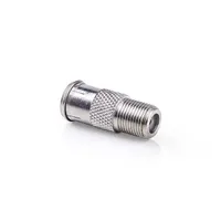 Nedis CSGP41956ME Műholdas és antenna adapter 10 db F férfi gyors, F nő, 75 Ohm, egyenes, nikkelezett, fém #4