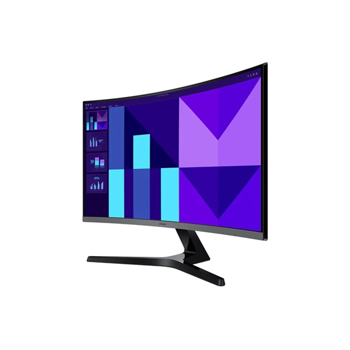 SMG MON LS27D390GAUXEN monitor 27" VA 1080p 100 Hz HDR ívelt HDMI DisplayPort D-Sub fali 75x75 #3
