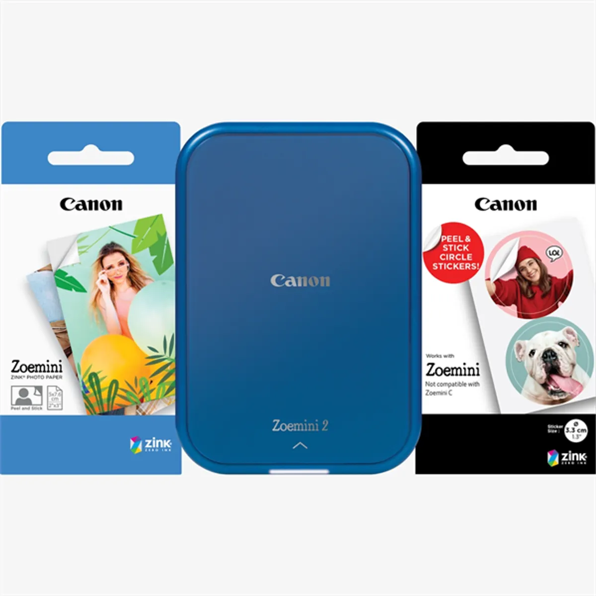Canon 5452C008 Zoemini 2 ZINK Bluetooth 2"x3" kék #1