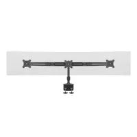Multibrackets 7350105210372 Asztali konzol 3 képernyőre 15"-24" VESA 75x75, 8 kg képernyőnként, dőlés 20 fok, forgás 90 fok, yaw 10 fok, fekete #10