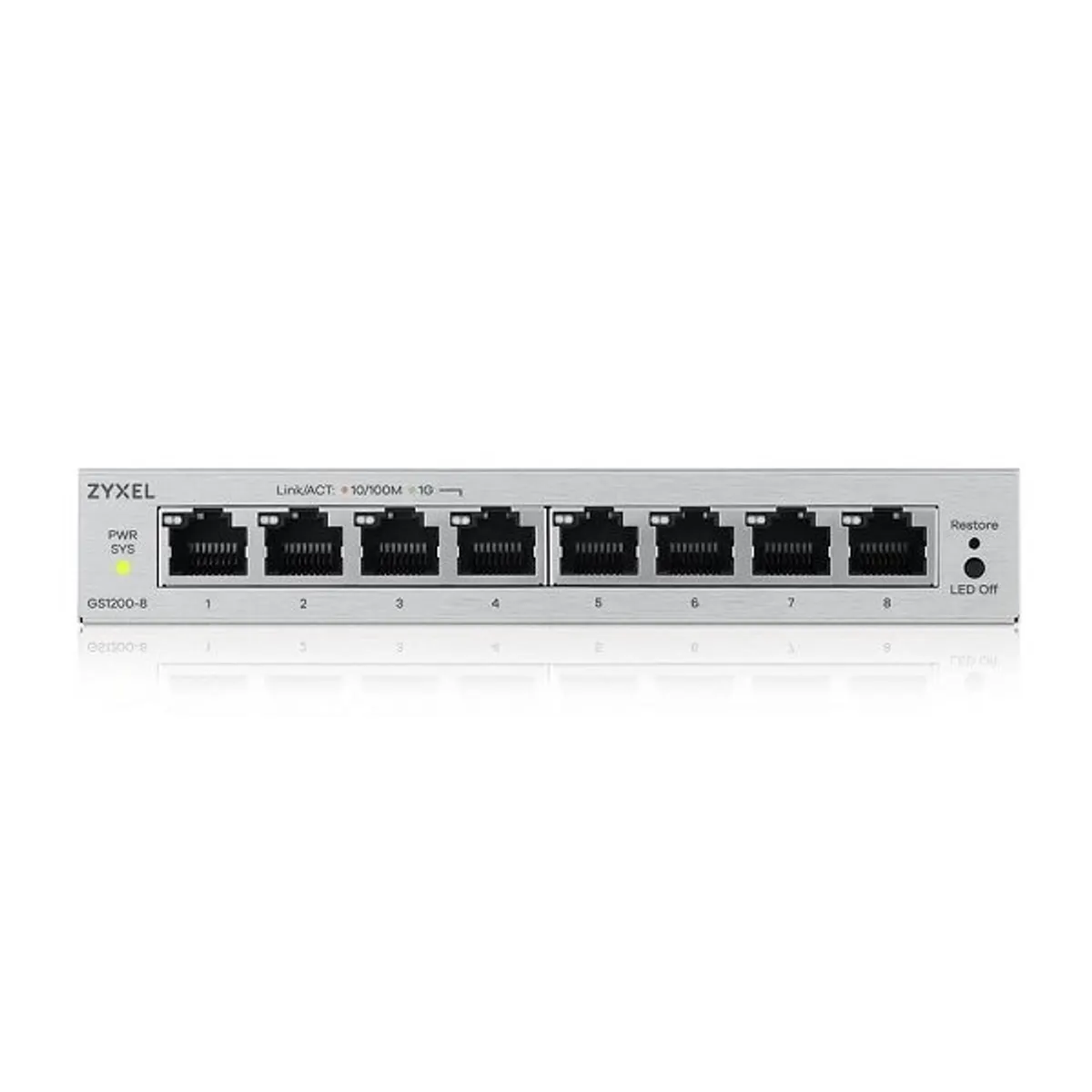 ZYXEL GS1200-8V3-EU0101F GS1200-8V3 8-portos GbE webmenedzselt asztali kapcsoló #1