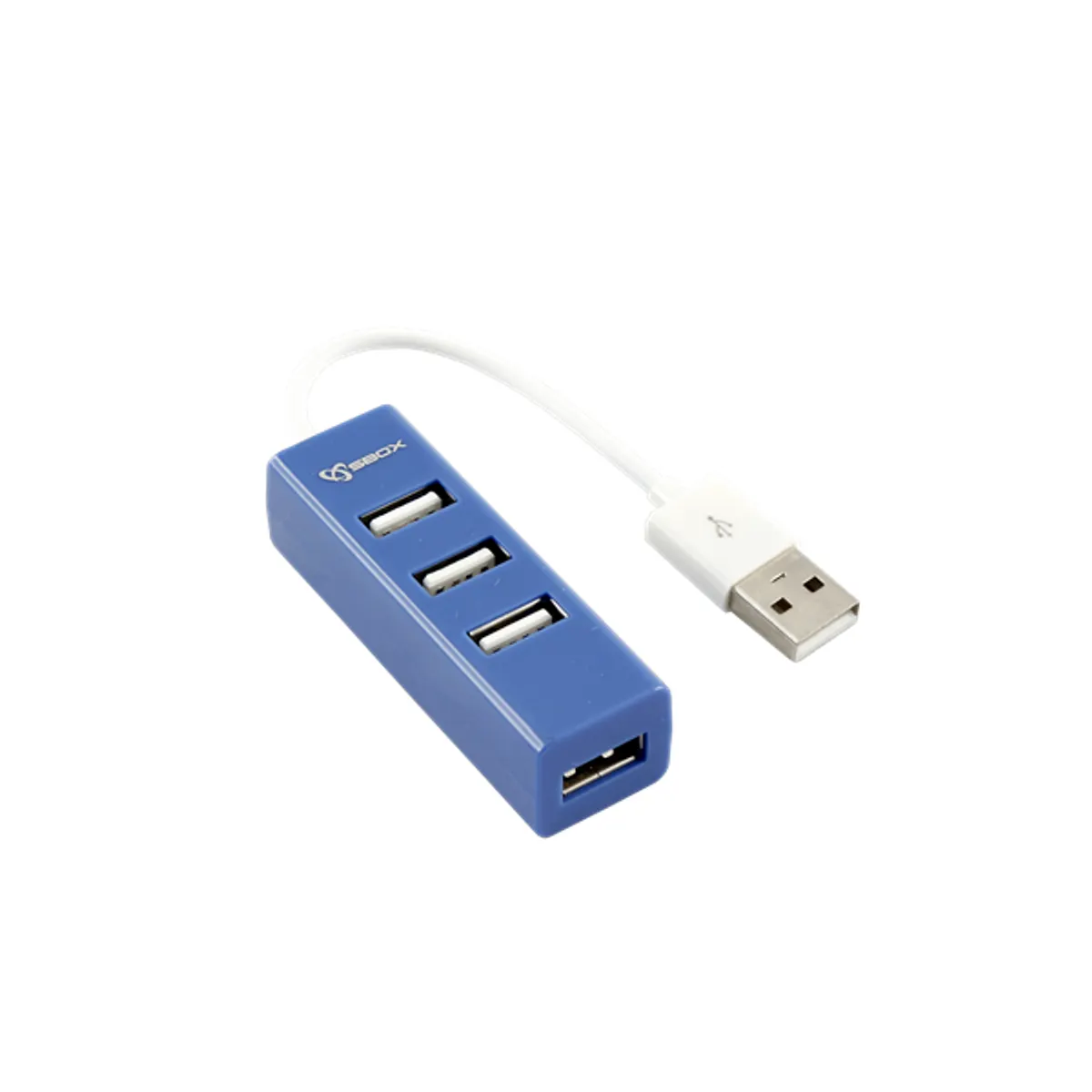 SBOX H-204BL USB 2.0 4-portos hub Plug and Play #1
