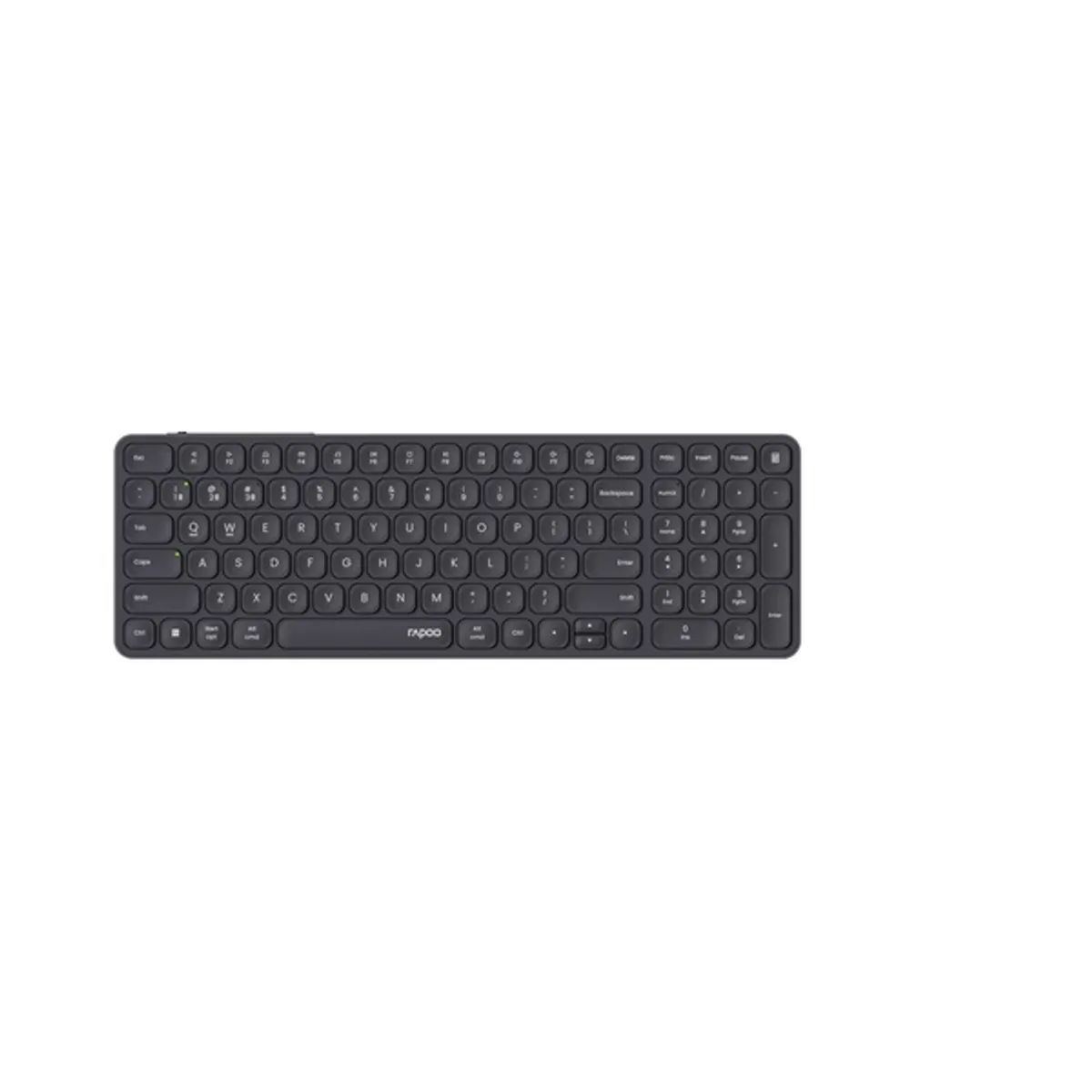 Rapoo 00228071 E9710M vezeték nélküli billentyűzet sötétszürke alumínium ház, 2,4 GHz és Bluetooth 4.0 és 5.0, 10 m hatótáv #1