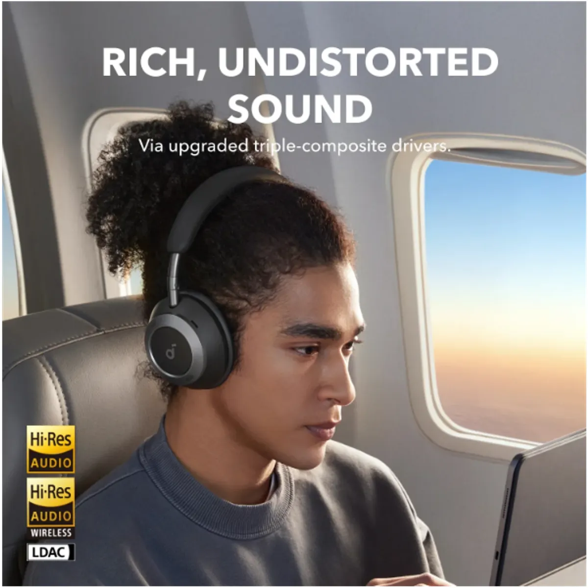 ANKER A3062G11 Soundcore Space One Pro Vezeték nélküli Aktív zajszűrő Összecsukható #4