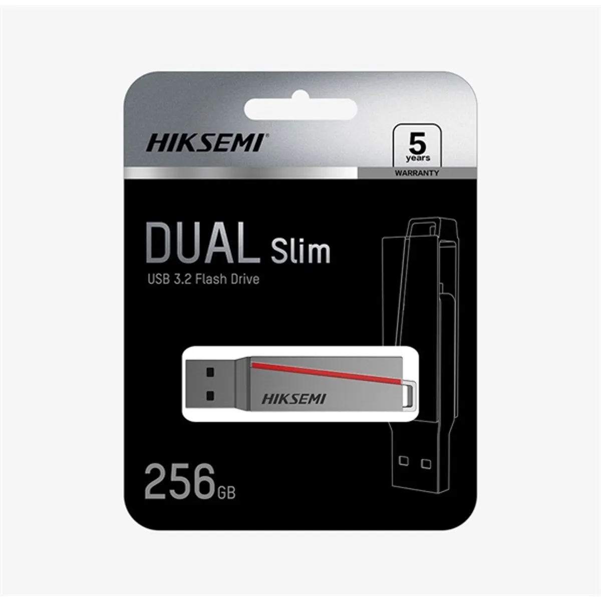 HIKVISION PCC HS-USB-E307C 128G U3 HS-USB-E307C 128GB USB 3.2 OTG 130MBps 45MBps Szürke #2