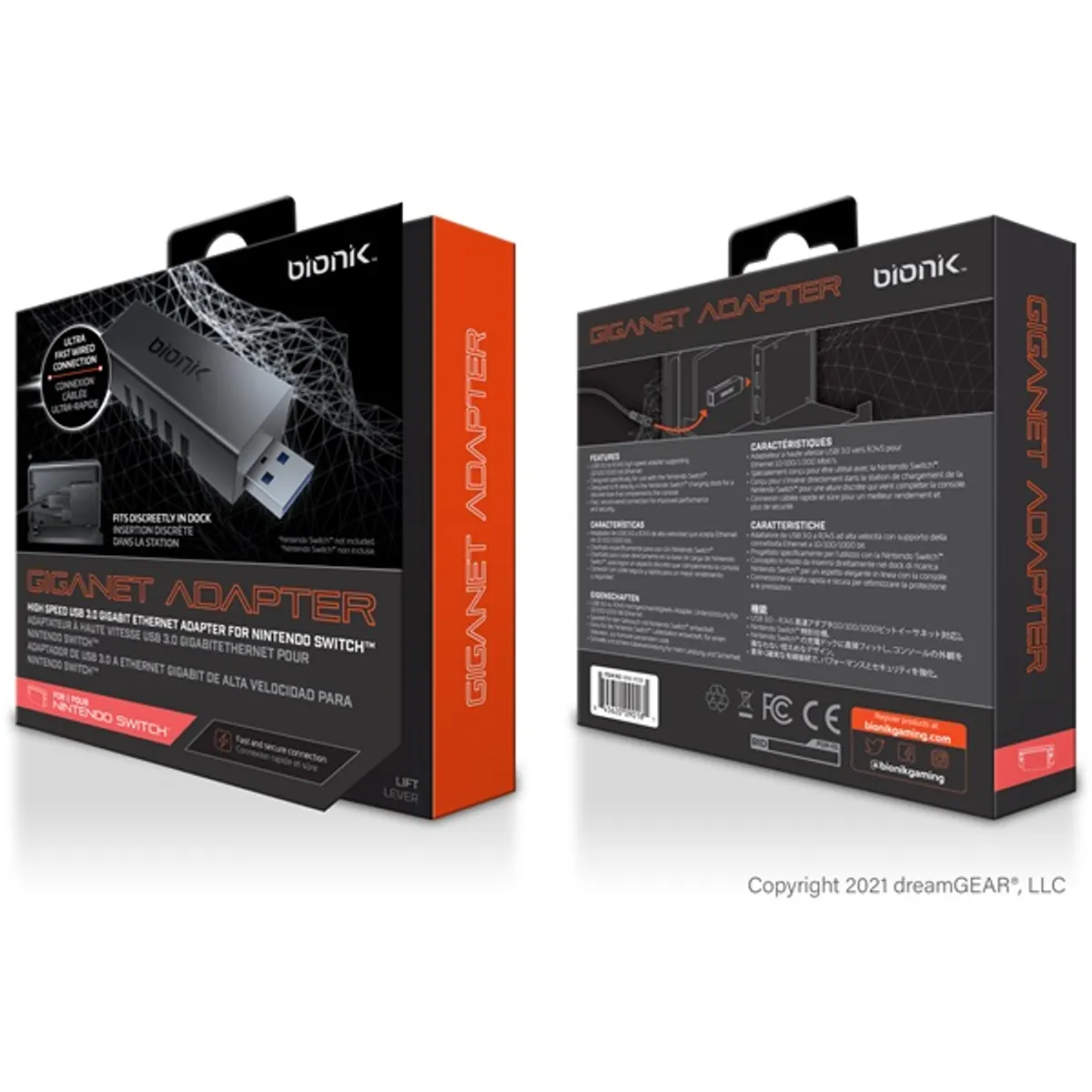 BIONIK BNK-9018 Nintendo Switch USB 3.0 Giganet adapter #7