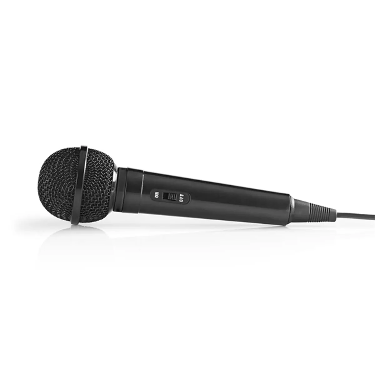 Nedis MPWD01BK dinamikus mikrofon XLR 3 tűs kapcsoló 5 m 80 Hz-12 kHz -75 dB 600 ohm #1