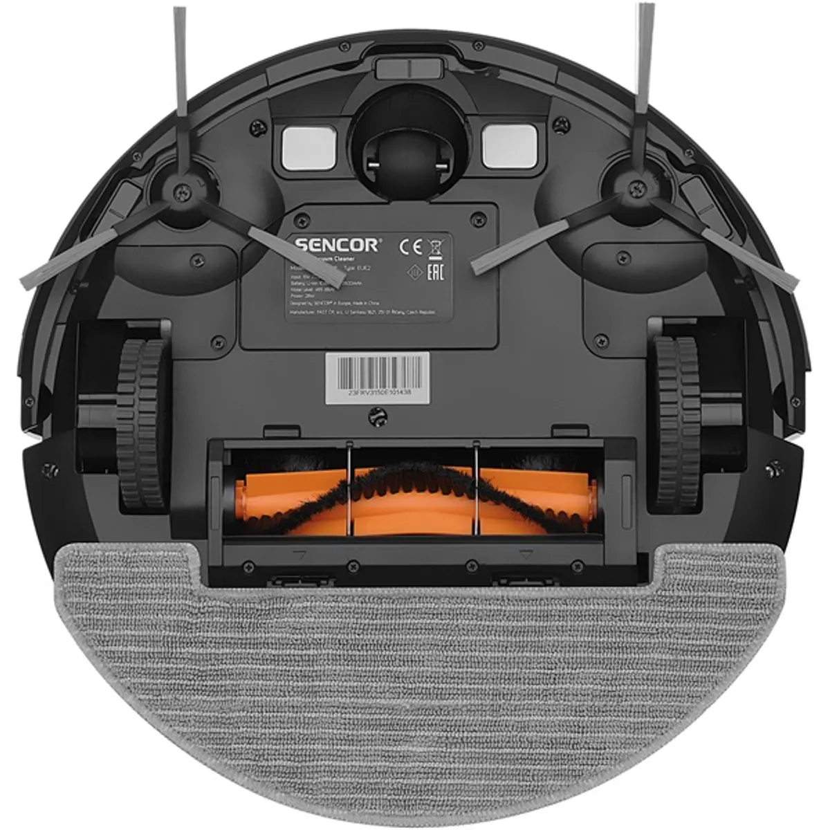 SENCOR SRV 3150OR 2az1-ben robotporszívó 7,5 cm magasság 2600 mAh Li-lon akkumulátor 100 perc üzemidő Smart Room #6