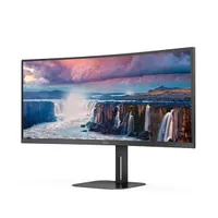 AOC CU34V5C/BK CU34V5C 34" UWQHD ívelt VA monitor, USB-C 65W, HDMI, 100 Hz, FreeSync #2