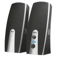 Trust 16697 MiLa 2.0 Speaker Set 5W RMS USB táplálású előlapi fejhallgató-csatlakozó 3,5 mm jack fekete-ezüst #9
