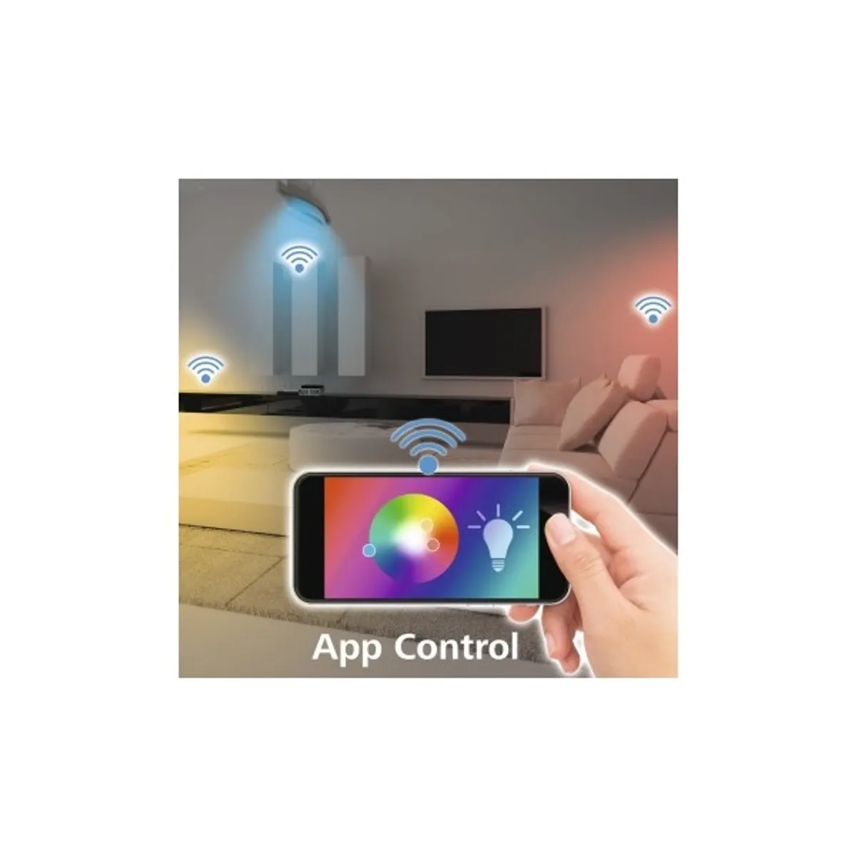 Hama 00176585 okos wifi led izzó gu10 fehér 5,5W #4