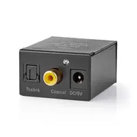 Nedis ACON2510BK digitális audiokonverter TosLink bemenet RCA digitális bemenet 3,5 mm kimenet 2x RCA kimenet integrált erősítő 24 bit 96 kHz #7