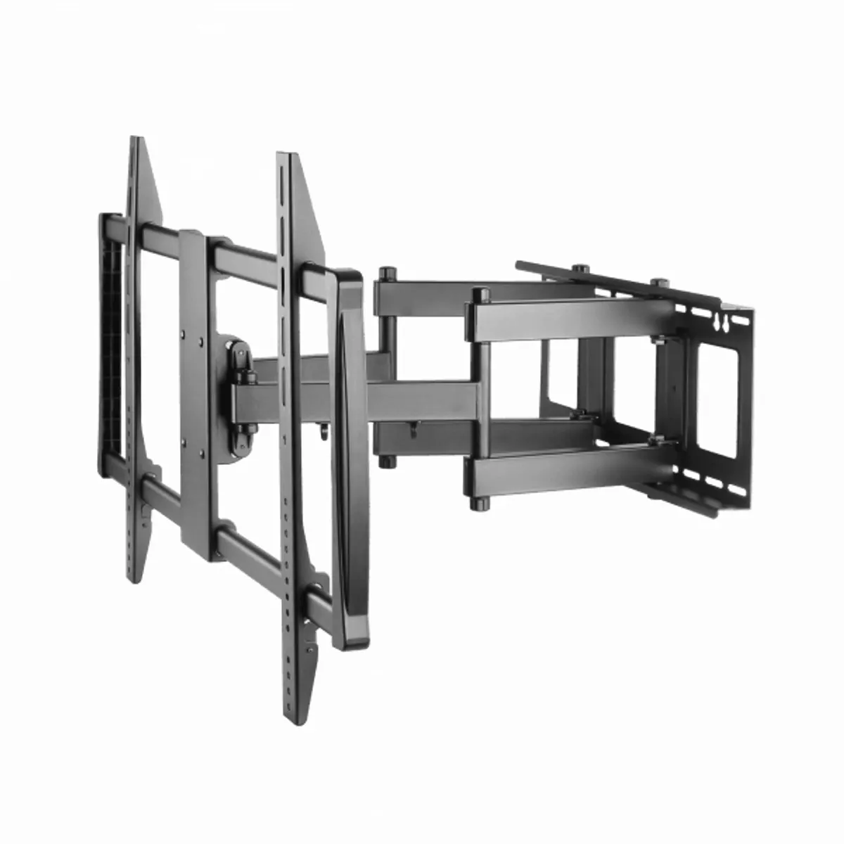 SBOX PLB-3769 fali konzol 60"-100" 200x200-600x900 80 kg tilt 5°/-15° swivel 45°/-45° 70-625 mm fekete #1