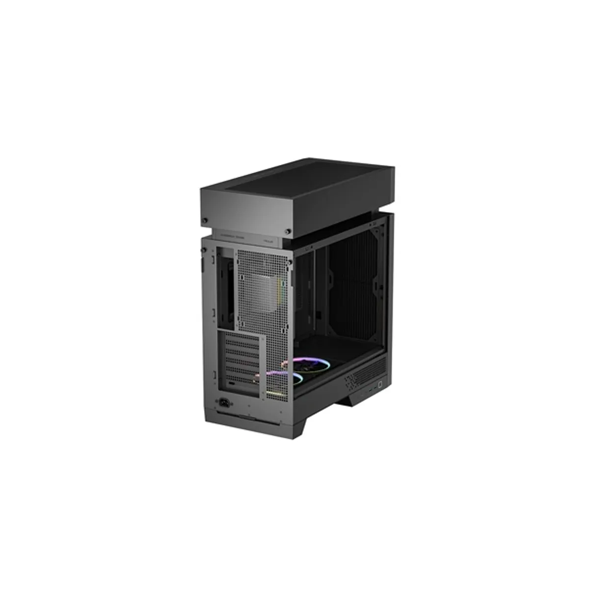 DEEPCOOL R-CL6600-BKNNA0-G-1 ház fekete táp nélküli 2 db ventilátor #2