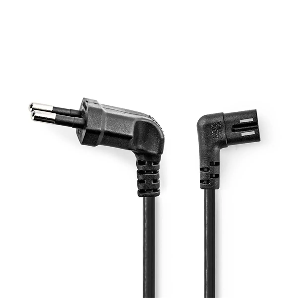 Nedis CEGL11055BK20 tápkábel Euro dugó IEC-320-C7 2m fekete #1