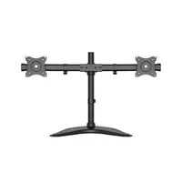 MULTIBRACKETS 7350073733330 M Deskstand Basic Dual 15-27" fekete 75x75 100x100 mm, 8 kg, magasság 100-450 mm, tilt 45 fok, forgó 360 fok #2