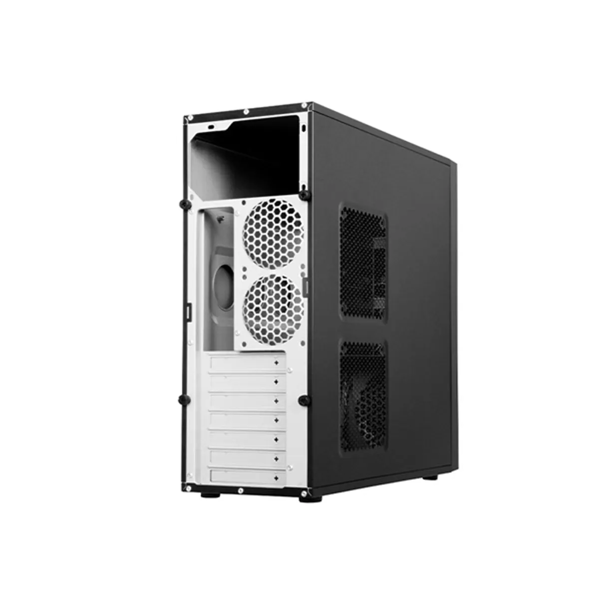 CHIEFTEC HQ-01B-OP Elox ATX mATX ITX 2x5,25 külső 1x3,5 külső 3x3,5 belső USB 3.0 elől táp nélküli fekete #2