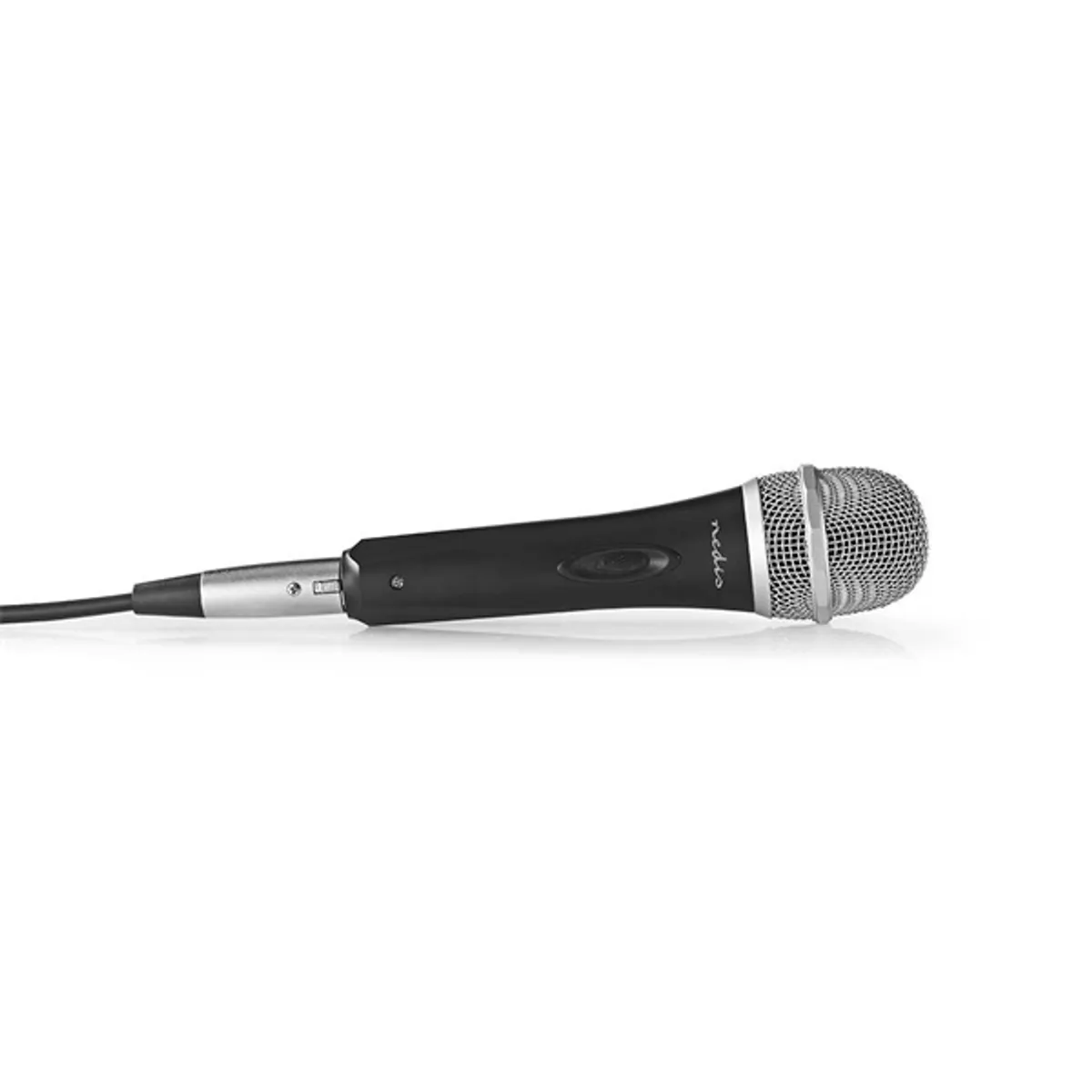 Nedis MPWD50CBK dinamikus mikrofon XLR 6.35 mm kardioid 600 Ohm 50 Hz-15 kHz 5 m fekete #1