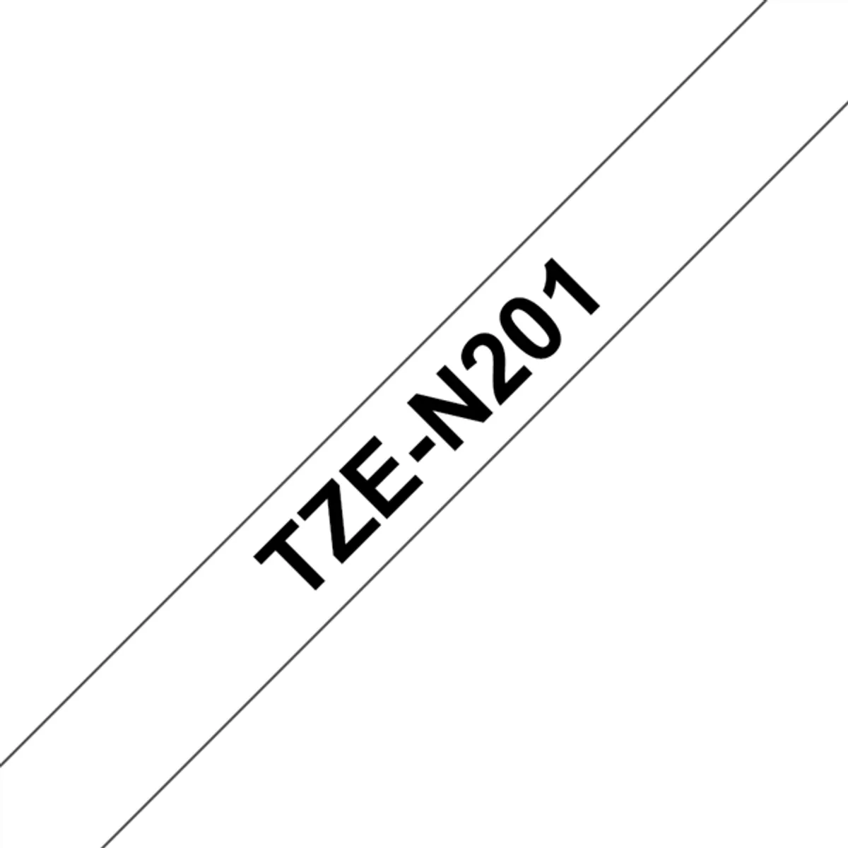 Brother TZEN201 3,5 mm fekete-fehér nem laminált 8 m #1