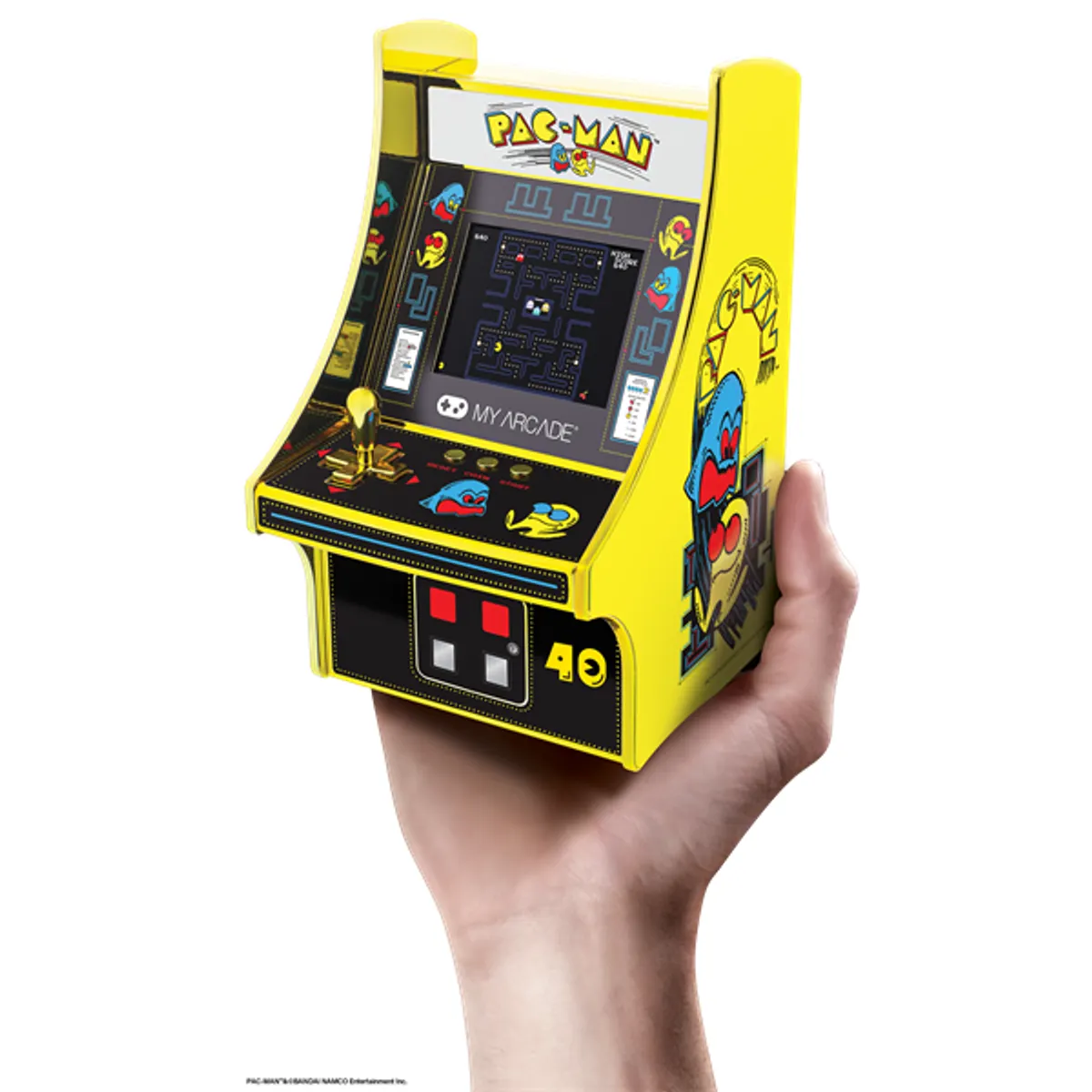MY ARCADE DGUNL-3290 Pac-Man 40th Anniversary Micro Player 6.75" #6