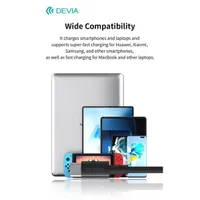 Devia ST111110 Smart Series 1.5m 100W Type-C to Type-C adat- és töltőkábel fekete #6