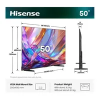 Hisense 50E7S E7S 50" 4K UHD QLED Dolby Vision HDR10 HDR10+ Adaptive VRR ALLM VIDAA #2