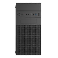 AKYGA AK19BK számítógép-ház torony 3 belső 3,5 és 2 külső 5,25 bővítőhellyel, USB 3.0 és Audio, fekete, táp nélküli